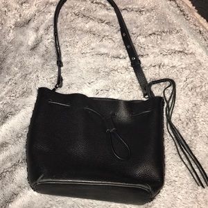 Black Rebecca Minkoff bucket bag